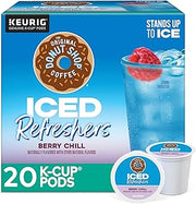 The Original Donut Shop Iced Refreshers, Berry Chill, Brew Over Ice Single Serve Keurig K-Cup Pods, 20-Count Box