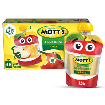 Original Applesauce by Mott's – 48 (4 x 12 Count boxes), Apple, Pack of 48, Model 10125269