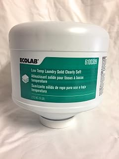 Ecolab Low Temp Laundry Solid Clearly Soft- 2/case