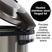 37540 Rice Cooker/Warmer by Proctor Silex Commercial – 40 Cup, 40.0 cups, Stainless Steel, Black, Model 022333375402