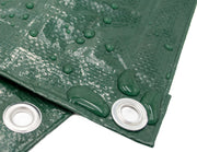 15 Ft. x 15 Ft. Forest Green Tarp - 4.5 Oz. by HARPSTER TARPS – 15 Ft. x 15 Ft., Aluminum, Green, Model G15x15