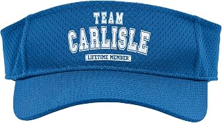 Team Carlisle Lifetime Member Family Last Name Sport Sun Visor