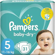 Pampers Baby-Dry Size 5 to 12 Hours Protection, for 11 – 16 kg – 900 g
