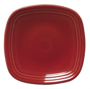 Fiesta 9-1/4-Inch Square Luncheon Plate Scarlet by Homer Laughlin – 9-1/4-Inch, Ceramic, Scarlet, Model 920-326