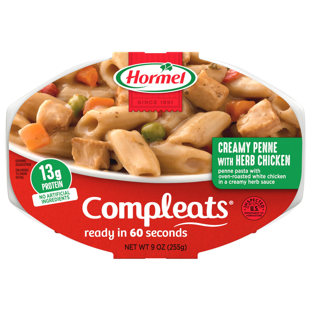 HORMEL COMPLEATS Italian Chicken and Penne / 9 Ounce (Pack of 6) / 6 Penne