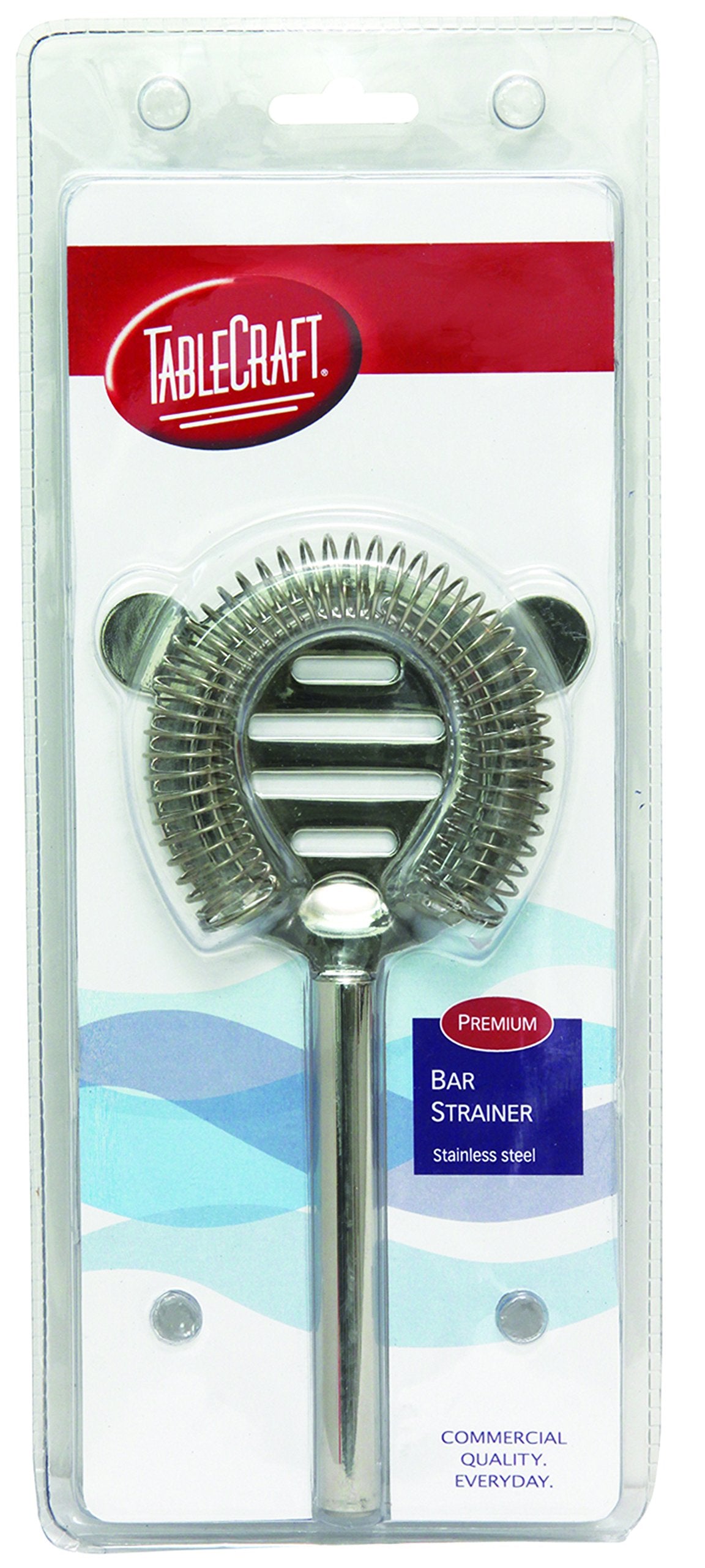2-Prong Bar Strainer by Tablecraft – Stainless Steel, Pack of 6, Model H211