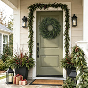 UAPINO Cedar Wreath, 26 Inch Diameter, Green