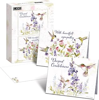 Lang, Hummingbird Sympathy Assorted Boxed Note Cards