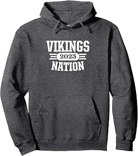 Curtis Vikings Nation 2025 Pullover Hoodie