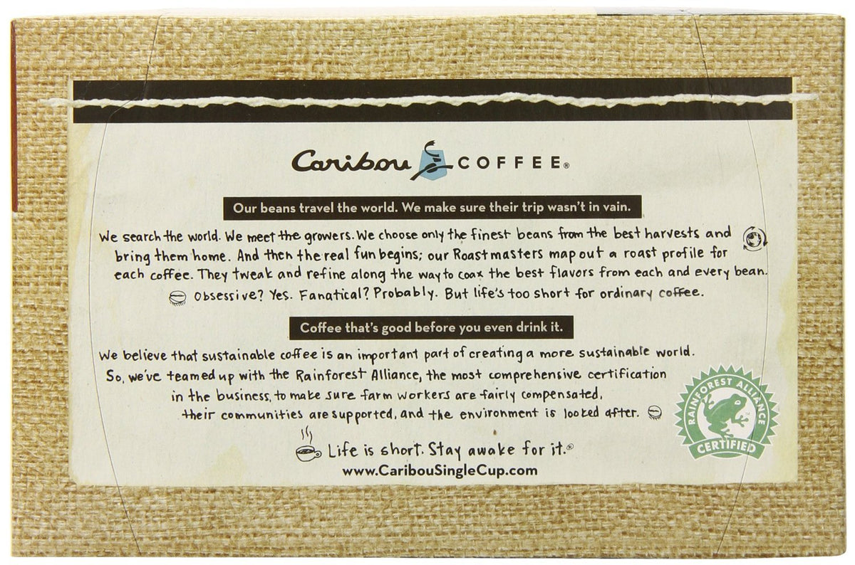 Keurig,, Mahogany, K-Cup packs, 48-Count by Caribou Coffee – 1 Count (Pack of 48), Pack of 48