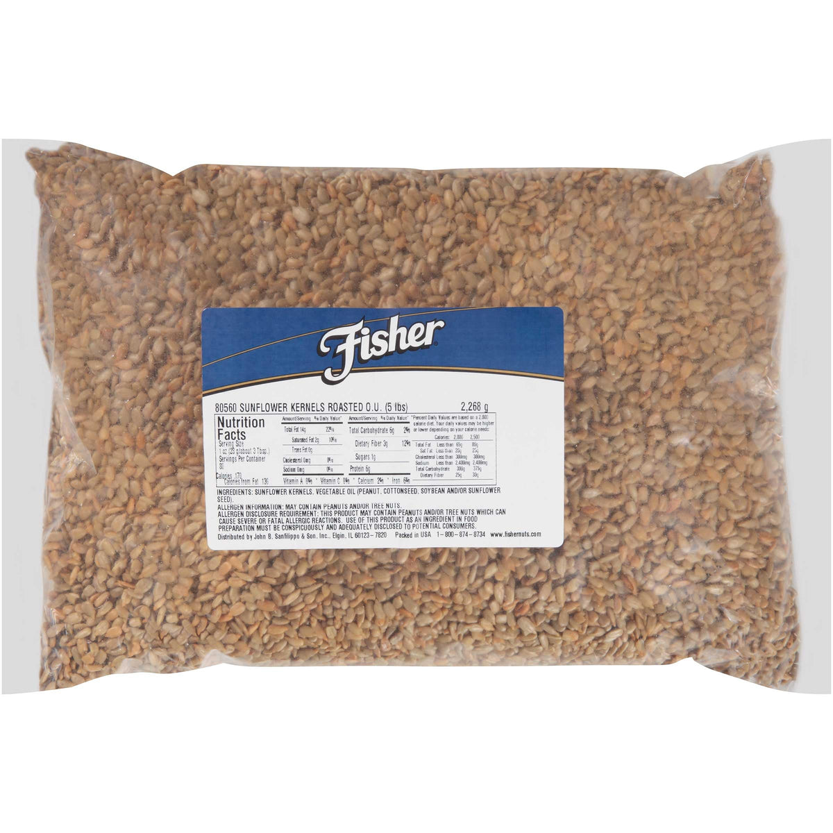 Sunflower Kernels by Fisher – 80 Ounces