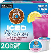 The Original Donut Shop Iced Refreshers, Mango Dragonfruit Lemonade Flavor, Keurig Single Serve K-Cup Pods, 20 Count