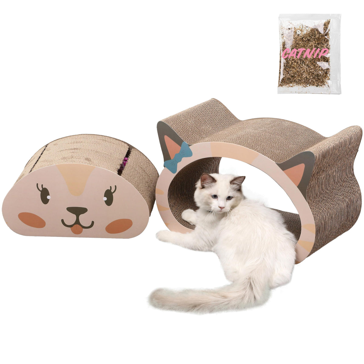 THE LICKER STORE Cream/Peach / 19" / Modern Scratching Pads