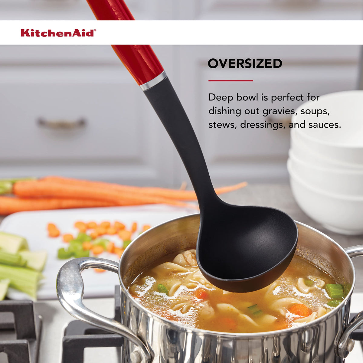 KitchenAid Red / One Size / Ladle Ladles