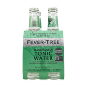 Tonic Water Elderflower, 6.8 Fl Oz, 4 Pack by Fever-Tree – 6.8 Fl Oz (Pack of 4), Pack of 4, Model 0898195001656