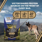 Select Gluten-Free Beef Meal & Brown Rice Dry Dog Food by VICTOR – 5 Pound (Pack of 1), Brown, Model 2336