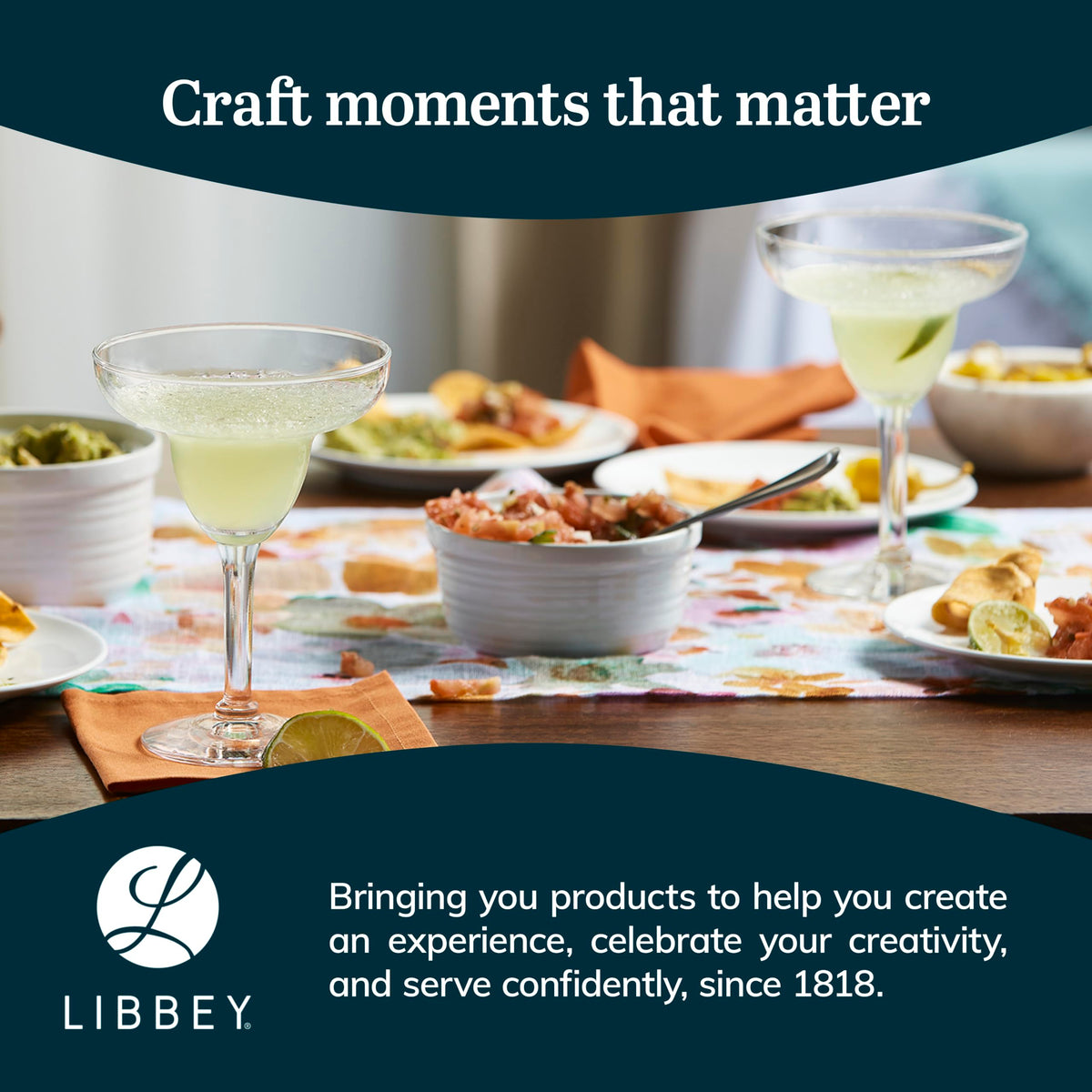 Libbey Margarita Stemed 12 / 9 oz / Party Set Margarita Glasses