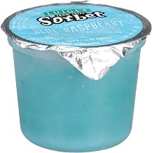 Luigi 10 Percent Blue Raspberry Sorbet, 4.4 Fluid Ounce -- 96 per case.