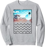 Trendy Life Guard Beach Tower Poster Sweatshirt