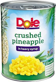 Dole Crushed Pineapple in Heavy Syrup 20 oz. Can