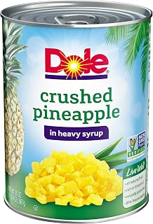 Dole Crushed Pineapple in Heavy Syrup 20 oz. Can