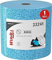 Wypall Oil, Grease & Ink Cloths, Jumbo Roll, 717 Towels, Blue (33241)