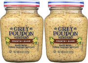Grey Poupon Country Dijon Mustard (8 oz Jar) (Pack of 2)