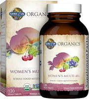 Garden of Life Organics Women 40+ Multivitamin, Vegan, 120 Tablets