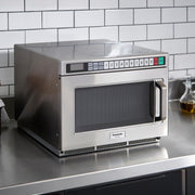PRO1 Commercial Microwave Oven by Panasonic – 0.6 cubic_feet, Stainless Steel, Model NE-21521