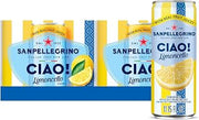 San Pellegrino Sanpellegrino CIAO! Limoncello Sparkling Water, Real Fruit Juice, 24 Pack