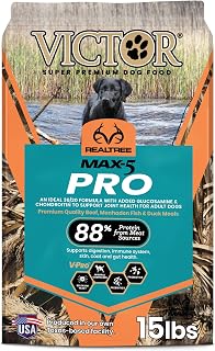 VICTOR Realtree MAX-5 PRO High Protein Dry Dog Food - Gluten Free, 15 lb
