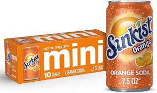 Sunkist Regular 10pk Mini Can, 75 Fl Oz
