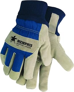 MCR Safety 1956M Split Pigskin Leather Thermosock Lined Gloves, Medium