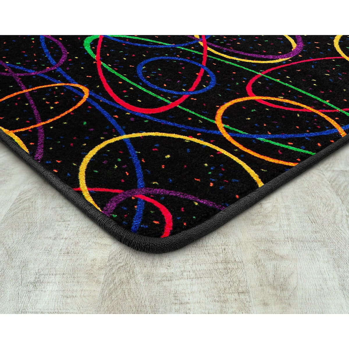 Fluorescent Looped 4' x 6' Area Rug by Joy Carpets – 4' x 6' (Rectangular), Nylon, Fluorescent, Model 450N