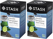 Stash Double Bergamot Earl Grey Black Tea, Tea bags, 18 ct (Pack of 2)