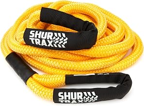Recovery Rope, 20 ft, 3/4 in Thick, 19800 lb Breaking Strength, Nylon, Yellow, Each