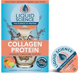 Java House Liquid Science Guava Single Serve Collagen Pods - Peel and Pour- Pack of 12