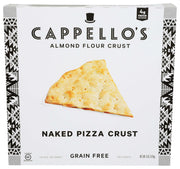 Naked Pizza Crust - 6 per case by Cappello's – Commercial Grade