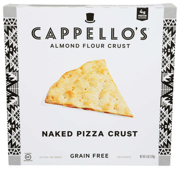 Naked Pizza Crust - 6 per case by Cappello's – Commercial Grade