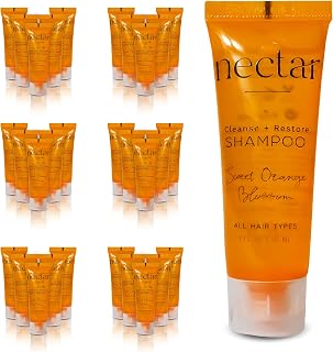 World Amenities Nectar Bulk Shampoo, Sweet Orange Blossom, 300 Count, 1 oz