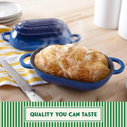 Basilico Blue / 12 inches x 6 inches x 6 inches / 900.0 grams Dutch Ovens