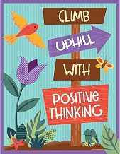 Carson Dellosa Education Carson-Dellosa Nature Explorers Climb Uphill with Positive Thinking Decorative Chart (114245)
