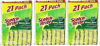Scotch-Brite Heavy Duty Scrub Sponge (21ct.) (Pack 3)
