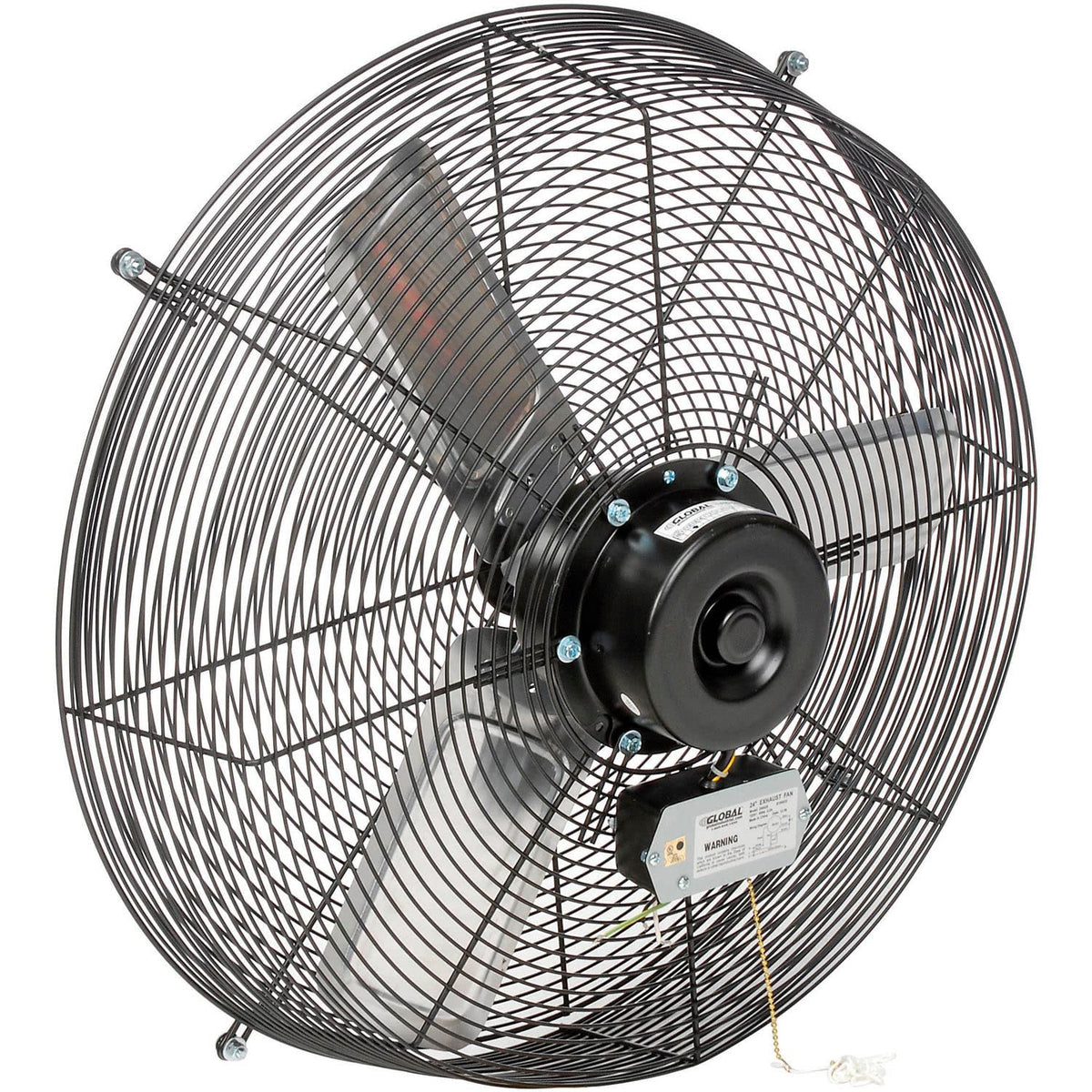10" Direct Drive Exhaust Fan by Global Industrial – 10 Inch, Aluminum, Black