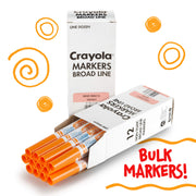 Crayola Orange / 12 Count (Pack of 1) / classic Coloring Pens & Markers