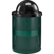 Global Industrial Green / 23.5 inches (Diameter) x 40 inches (Height) / Industrial Trash, Recycling & Compost