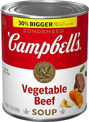 Campbell's Condensed Vegetable Beef Soup, 13.8 oz Can
