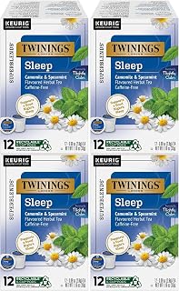 Twinings of London Sleep Nightly Calm Single Serve K-Cup Pods for Keurig, 12 Count (Pack of 4)