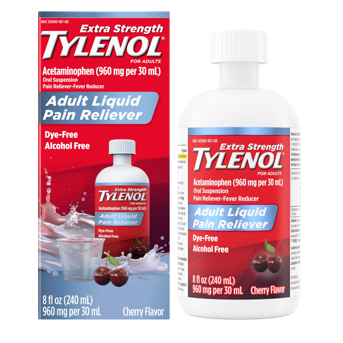 Tylenol Cherry / MAP / Clear Acetaminophen