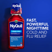 NyQuil Cough Nighttime Relief by Vicks – 8 Fl Oz (Pack of 1), No Color